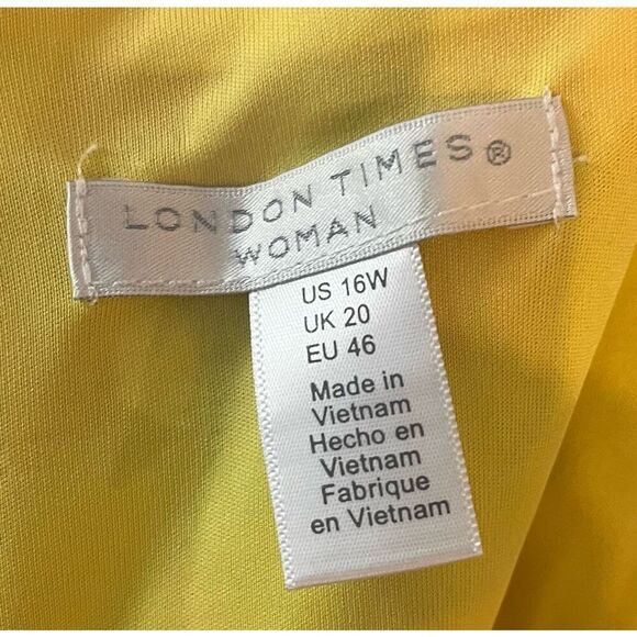 London Times Floral Summer Cute Knee Length, Wedding Guest Dresses for Women - Picture 6 of 8